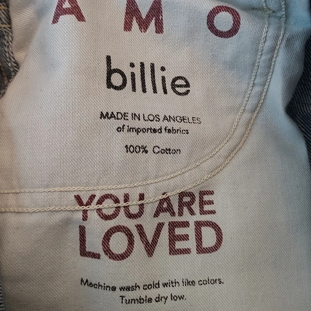 AMO Billie High Rise Cropped Denim Jean Jeans Size 27 - Picture 11 of 12